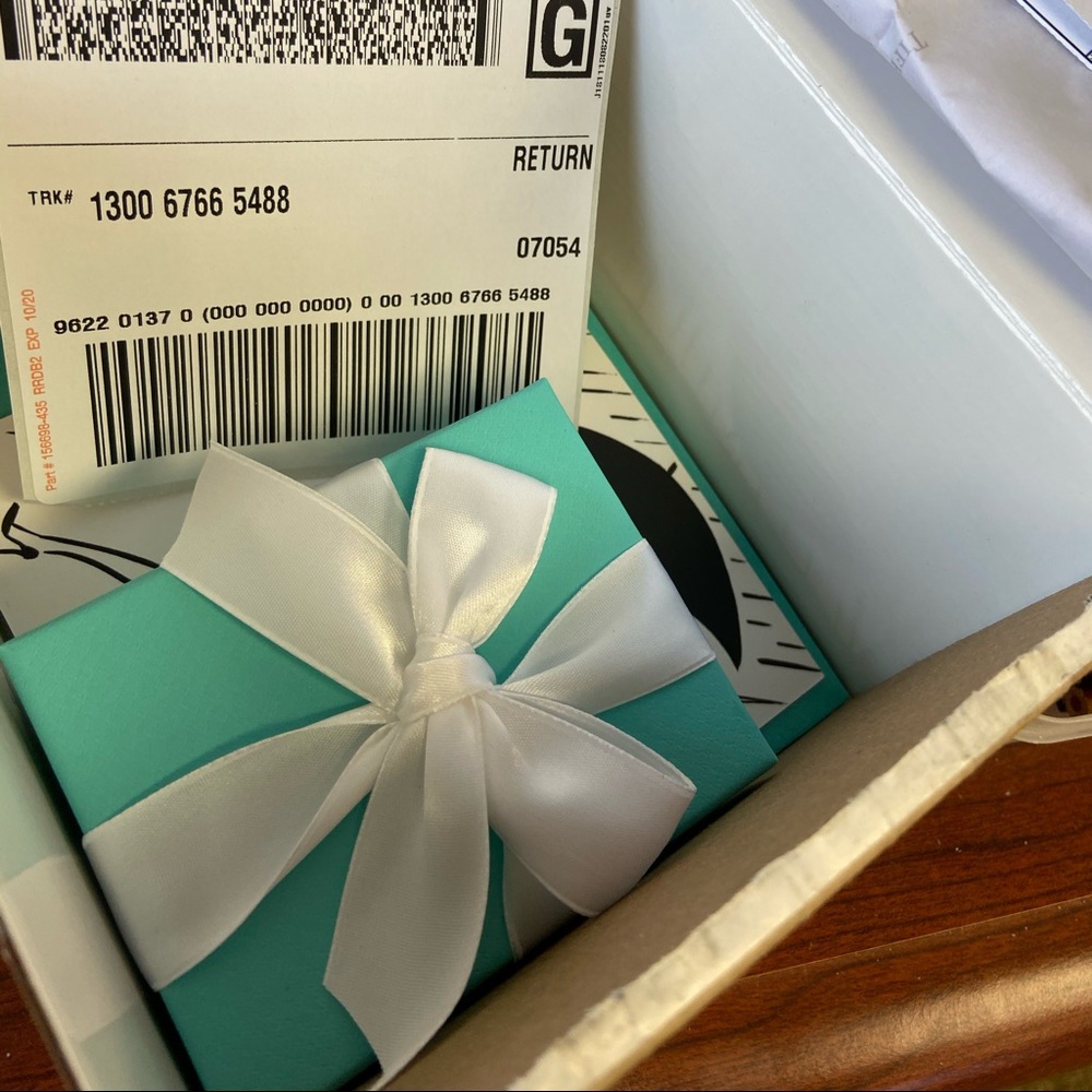 Tiffany letter “D” necklace